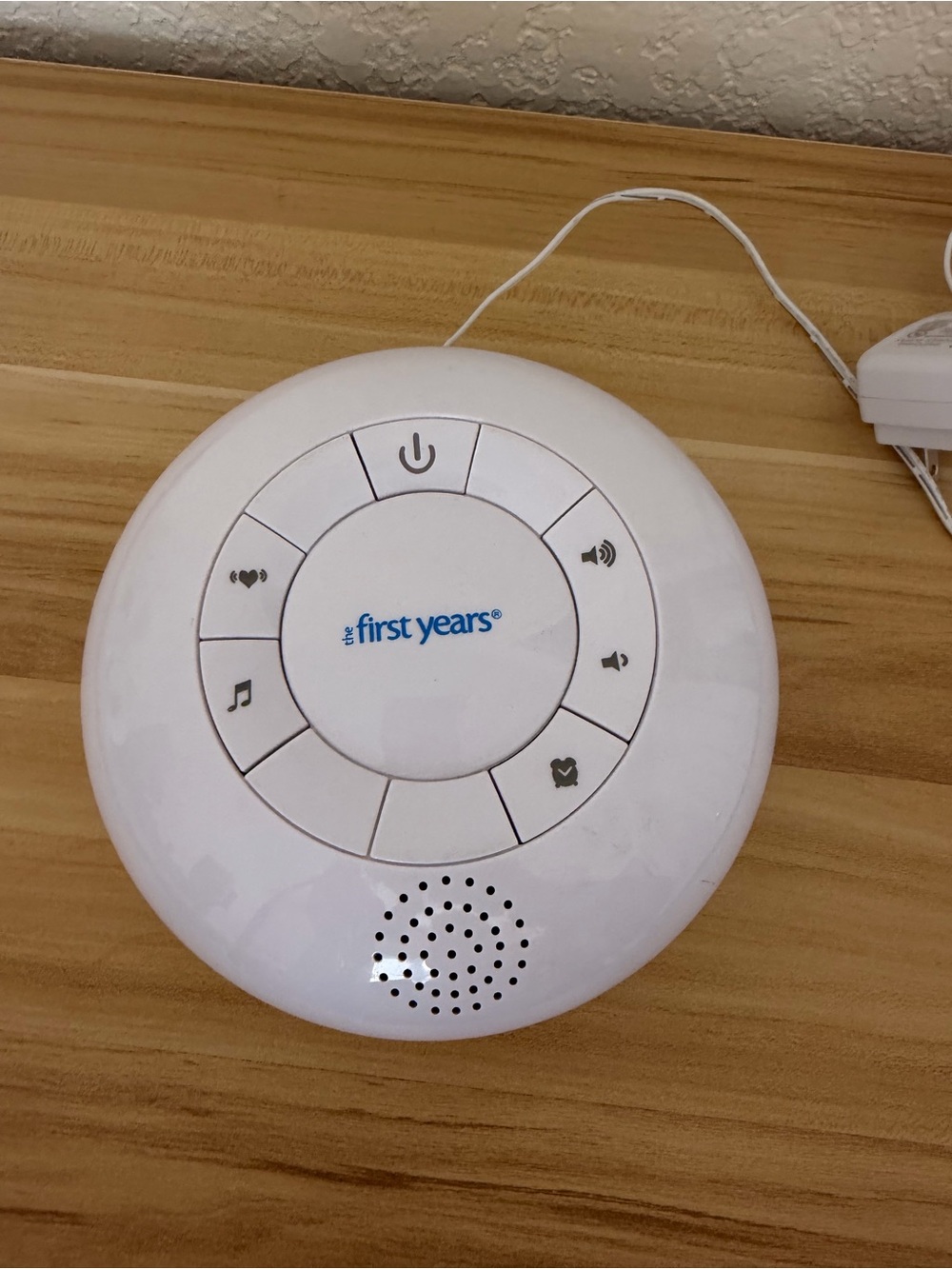 The First Years White Sound Noise Machine Tested Working Excellent Condition